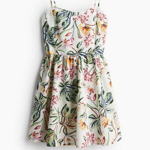 XL H&M Cotton Dress with Flared Skirt